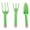Bigjigs Toys Gartenwerkzeugset Kunststoff grün 3tlg.