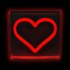 2Kids Toys LED NEON LIGHT Lampe Herz rot