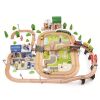 2Kids Toys Holzeisenbahn Stadt und Dorf 200 Teile