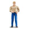 Bruder BWORLD Figur eines Mannes in blauen Hosen