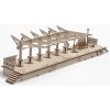 Ugears Mechanisches 3D-Holzpuzzle Eisenbahn Plattform