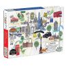 Galison Puzzle Karte von London 1000 Teile