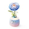 RoboTime 3D Mechanisches Puzzle Nacht-Aromalampe Blaue Kamelie