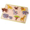 Bigjigs Toys Safari-Puzzleeinsatz mit Griff