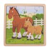 Bigjigs Toys puzzle - Pferd und Fohlen