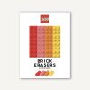 Chronicle Books LEGO® Schul-Radiergummis 8 Stück mehrfarbig