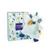 Doudou Geschenkset - Schnuffeltuch Dinosaurier Grün 25 cm