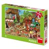 Dino Puzzle Maulwurf in der Küche 100 XL