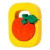 Fauna Alphabet Buchstabe O orange