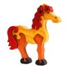 Fauna Massivholzpuzzle großes braunes Pferd