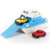 Green Toys Blaue und weiße Fähre mit Autos