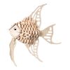 Woodcraft 3D-Puzzle aus Holz mit einem Fisch