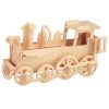 Woodcraft Holzpuzzle 3D kleine Lokomotive