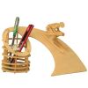 Woodcraft hölzerne 3D Puzzle Bleistift Stand bergab