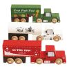 Le Toy Van Holz-LKW-Set mit Anhängern