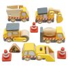 Le Toy Van Set von Baumaschinen