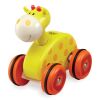 Wonderworld Giraffe auf Rädern aus Holz