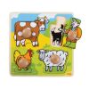 Bigjigs Toys Embeddable Lernpuzzle Bauernhof