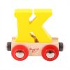 Bigjigs Rail Wagon Holzschienenbahn - Buchstabe K