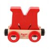 Bigjigs Rail Wagon Holzschienenbahn - Buchstabe M
