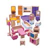 Bigjigs Toys Holzmöbel für Puppenhaus