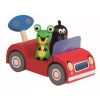 Detoa Wooden car red - Maulwurf auf einer Reise