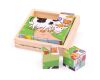 Bigjigs Toys Bild Würfel Würfel Tiere 9 Würfel