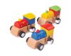 Bigjigs Toys Bunte Aufziehmaschine aus Holz 1St.