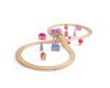 Bigjigs Rail Holzeisenbahnschiene Acht für Prinzessinnen 35 Teile