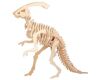Woodcraft hölzerne 3D Puzzle klein Parasaurolophus