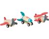 small foot Hölzerne Aufziehflugzeuge 3 Stück
