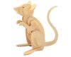 Woodcraft 3D Puzzle Maus aus Holz