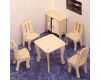 Woodcraft Holz 3D Puzzle Esszimmer