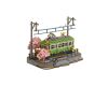 RoboTime 3D-Holzpuzzle Station mit Sakura-Bäumen