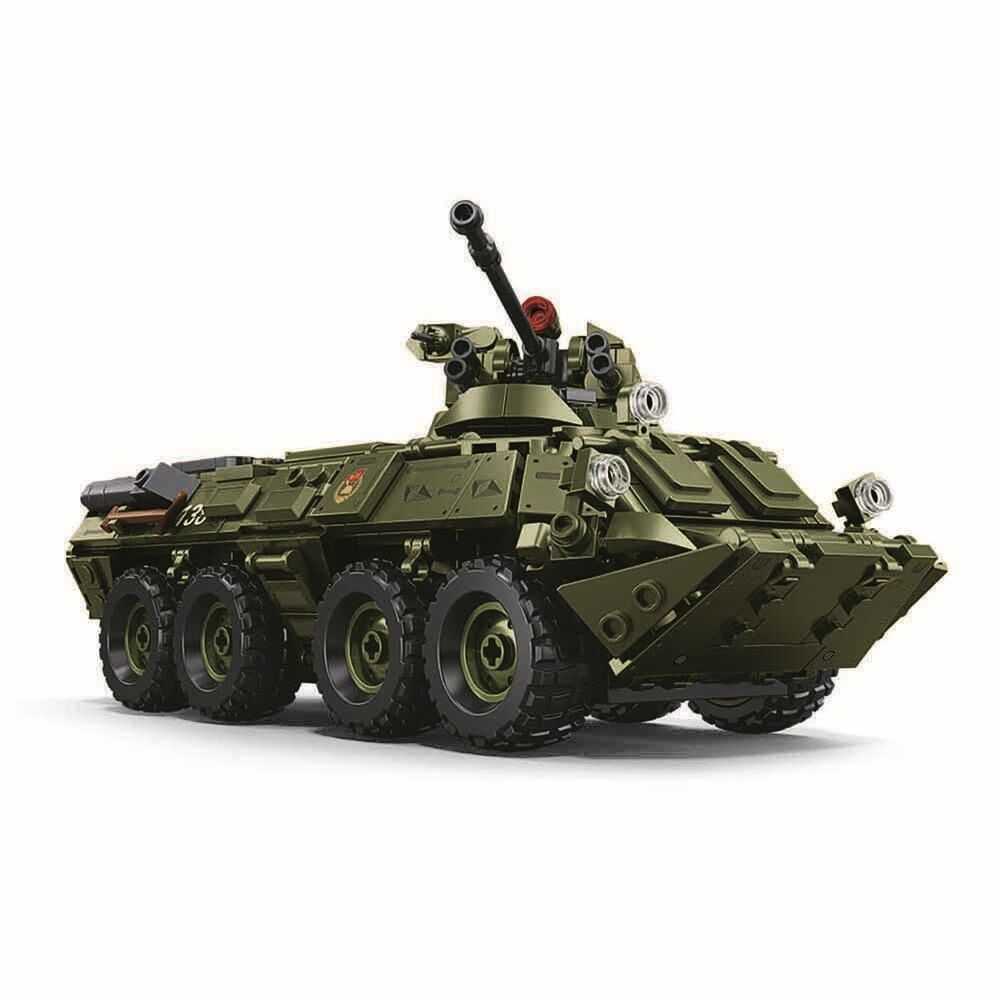 Set De Construcción Sluban BMD-2S Vehículo Blindado - 516 Piezas, Modelo Militar, Para Mayores De 3 Años