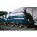 Bigjigs Rail Hölzerne Nachbildung der Mallard-Lokomotive + 3 Gleise