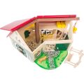 small foot Bauernhof aus Holz mit Tieren