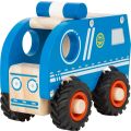 small foot Hölzernes Polizeiauto