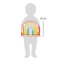 small foot Motorikschleife und Abakus Regenbogen