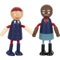 small foot Holzfiguren Familie mit Rollstuhl