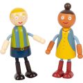 small foot Holzfiguren Familie mit Rollstuhl