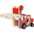 small foot Gabelstapler mit Palette