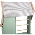 Holz-Kaufladen und Küche Tasty grün, 2-in-1