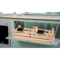 Holz-Kaufladen und Küche Tasty grün, 2-in-1