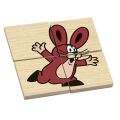 Detoa Hölzernes Puzzle Maulwurf