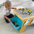 KidKraft Bautisch mit Boxen und Baukasten