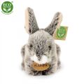 Rappa Plüschkaninchen dunkelgrau liegend 17 cm ECO-FRIENDLY