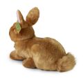 Rappa Braunes Plüschkaninchen liegend 23 cm ECO-FRIENDLY