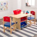 KidKraft Star Tisch mit zwei Stühlen und Kisten