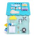 2Kids Toys Activity board Haus blau